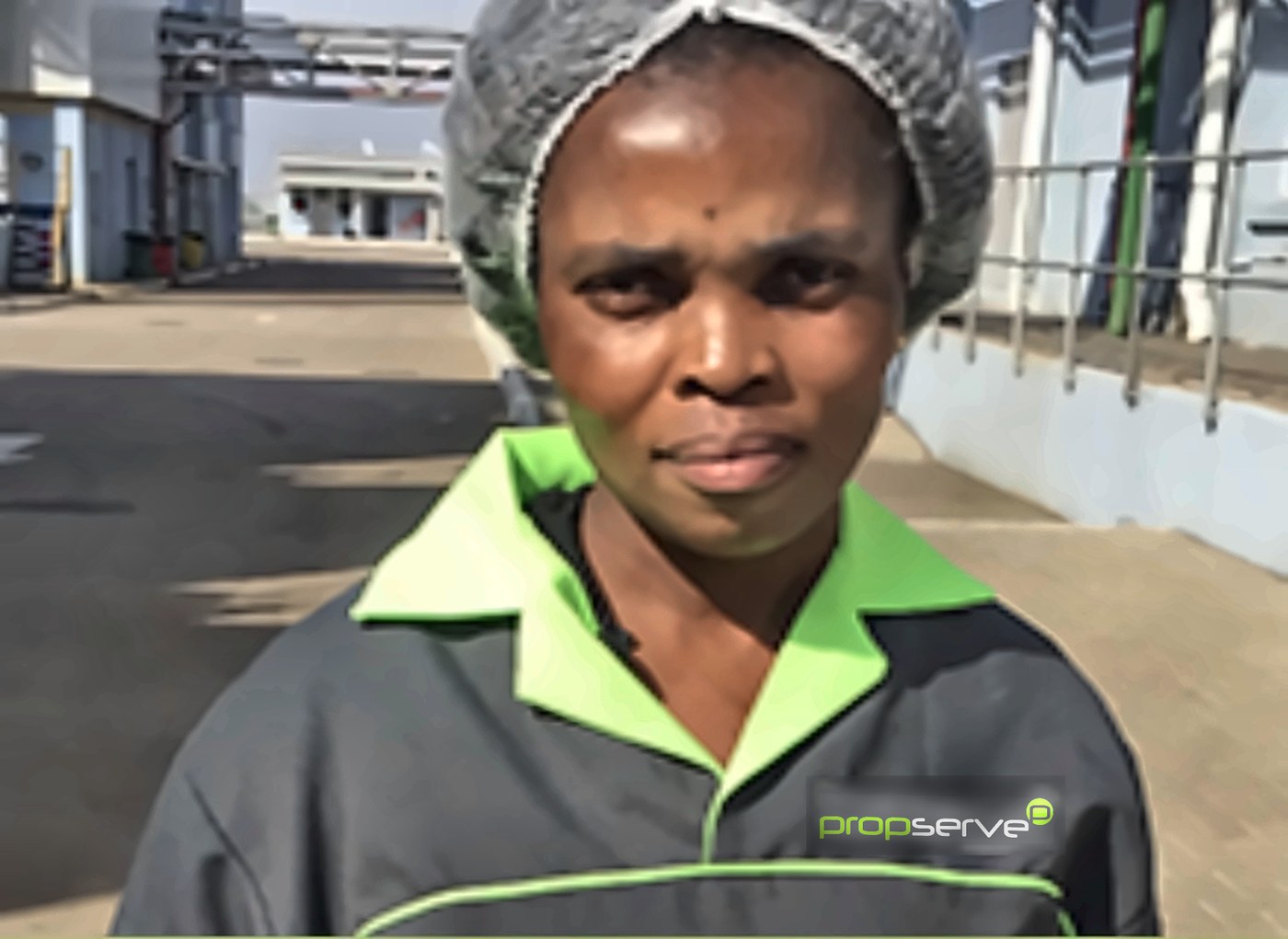 Propserve uniform and site protective equipment on a food production site.